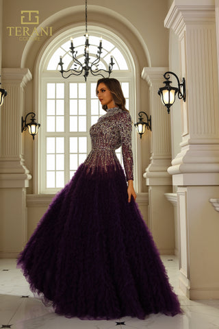 Terani 251GL4318_3 Purple Gown