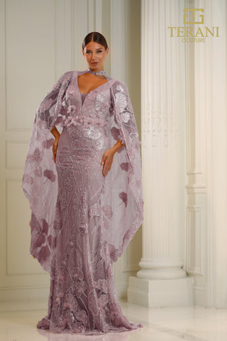Light mauve Terani Couture gown