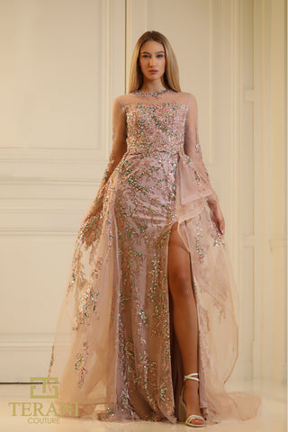 Elegant gown with thigh slit, style 251M4412_2