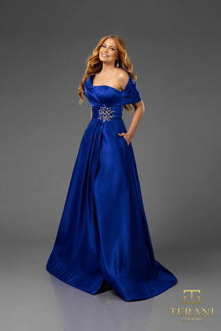 Royal blue evening gown, 251M4441ROYAL_1