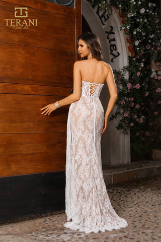 Terani Couture 251P4008_1 white lace gown
