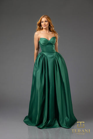 Emerald Green Ballgown