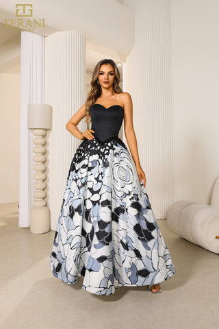 Floral ball gown, Terani 251P4373_2