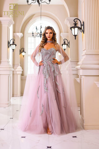 Elegant pink evening gown, 251m4410_2