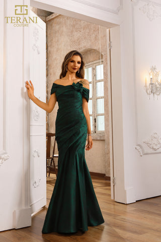 Terani Couture emerald green gown 251m4437_2