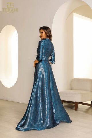 Terani teal gown, 251m4462_1