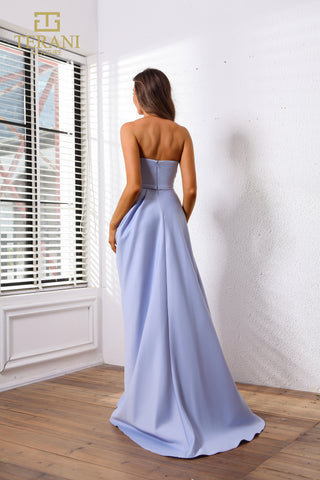 Light blue strapless gown 251p4131_1
