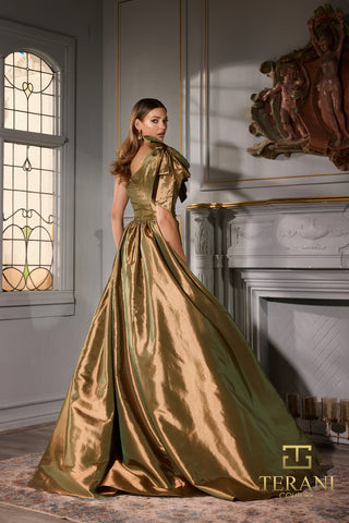 Gold gown 252E5531 by Terani