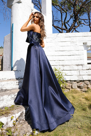Navy blue formal dress, 252M5309NAVYNAVY_53