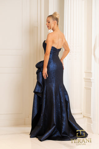 Navy blue evening gown, 252e5200_2