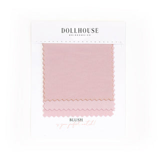 Dollhouse Blush bridesmaid swatch
