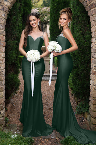 Louise Emerald bridesmaid dresses