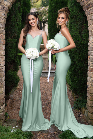 Louise Mint bridesmaid dresses