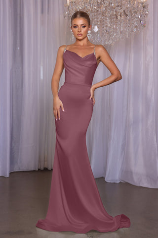 Maella Dusty Plum gown