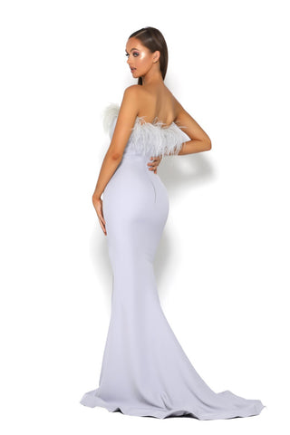 PS2026 Ice 9 Feathered Gown