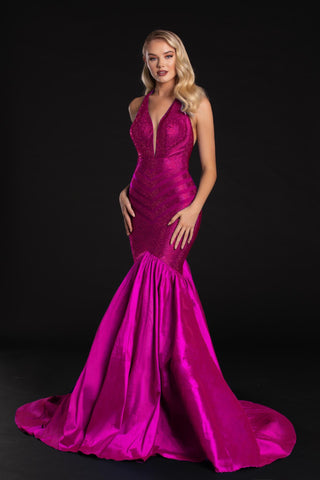 Cobalt PS21181-4 Deep Pink Formal Gown