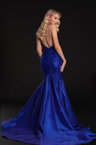 Blue mermaid gown
