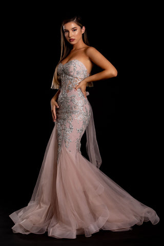 Elegant blush mermaid gown, PS21244_STONE_5