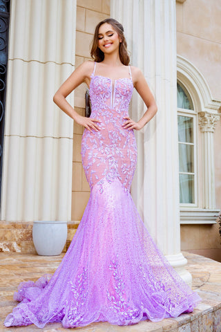 PS24252LILAC Lilac Formal Gown
