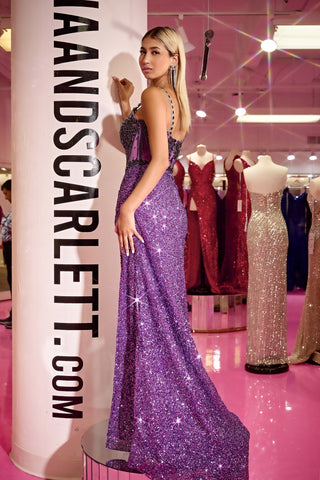 PS24872 Purple Gown from Handscarlet