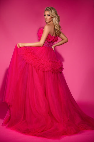 Hot Pink Formal Gown - PS25305