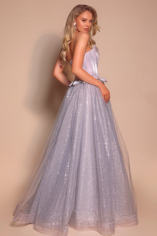 Grey prom dress PS25336-03