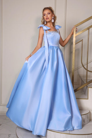 PS26070 Blue Gown - Formal Dress