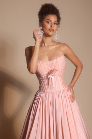 Blush corset gown, PS26148
