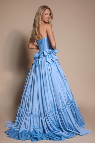 Light blue formal gown, PS26148