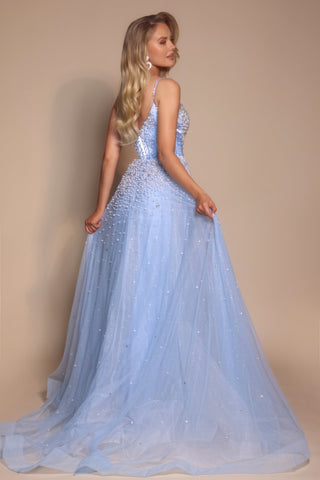 Light blue formal gown from PS26208