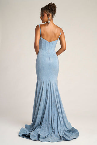 Blue mermaid gown PS26258