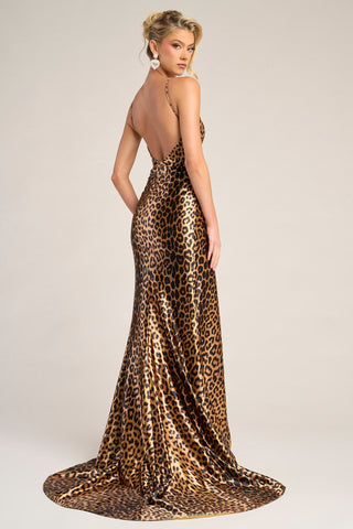 PS26276 Leopard Print Gown