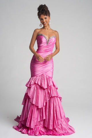 Pink mermaid gown PS26325E