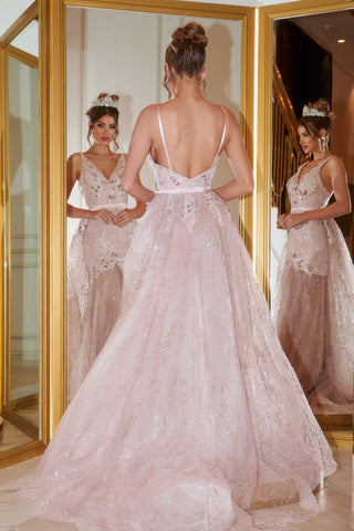 Blush Pink Formal Gown PS6016SBLUSH-3