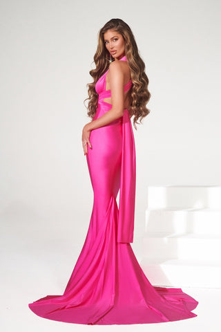 Lilianna Hot Pink Formal Gown