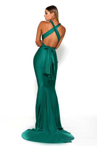 Emerald green Liliana dress