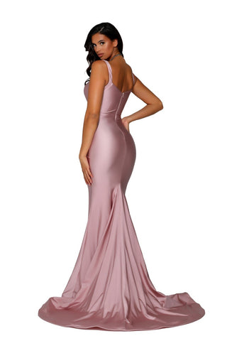 Mauve mermaid gown - PS6339
