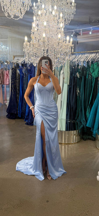 Light blue formal dress from WhatsApp image, July 7, 2025