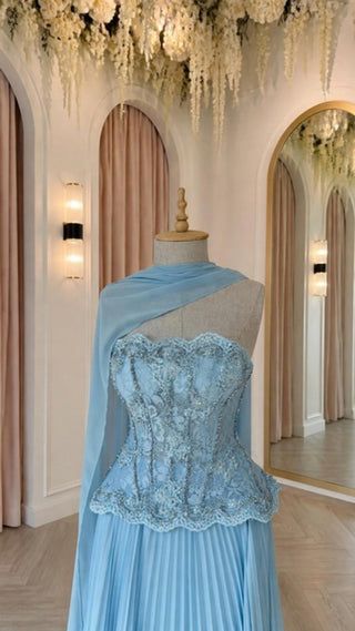 The Afterparty Gown – Baby Blue