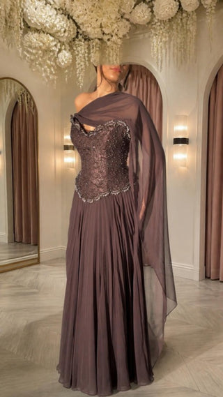 The Muse Gown – Brown