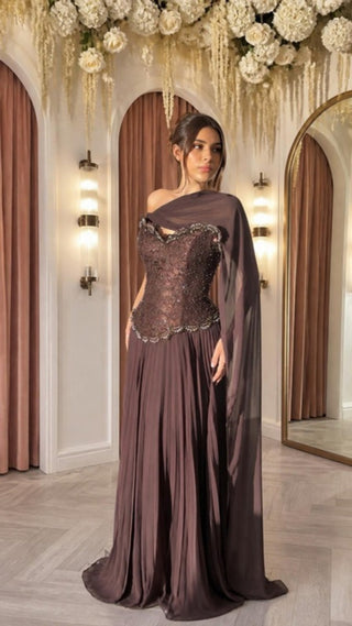 The Muse Gown – Brown