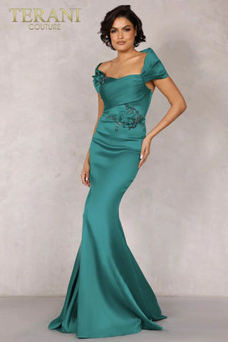 The Designer Precinct Couture Teal Evening Gown 2021M2969_1