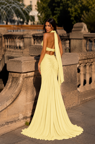Elvée 202706 gown in Butter Yellow