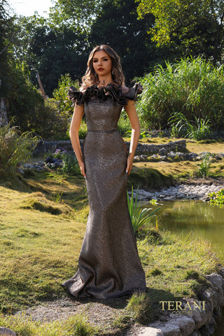 Terani gown 252E5156_17 in outdoor setting