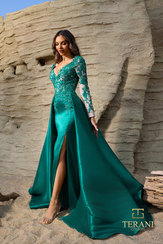 Emerald green gown 252M5311_28