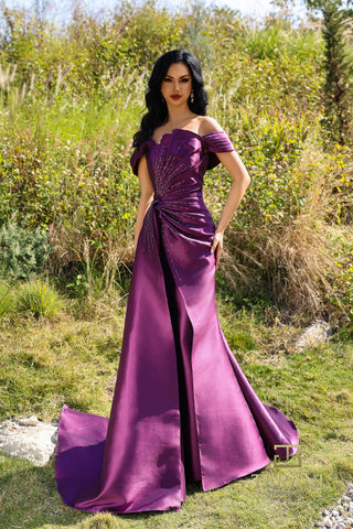 Purple evening gown 252M5342_1