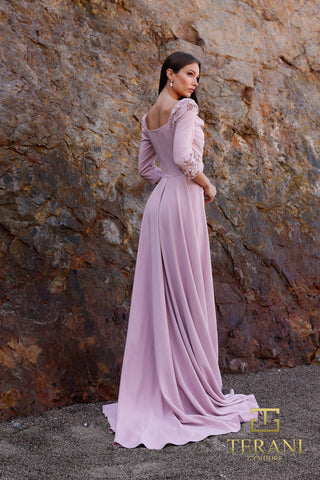 Elegant lavender Terani dress 252m5338_2