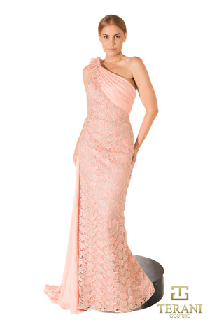 Terani 261E6257_1 one-shoulder formal gown