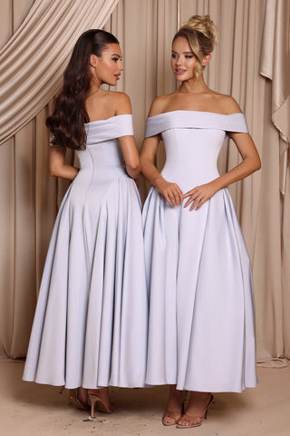 Callie Silver dresses on models