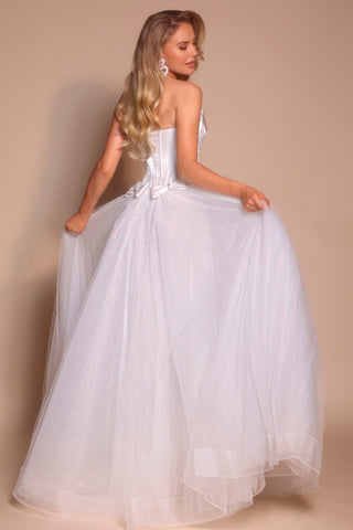 Ivory ballgown PS25336